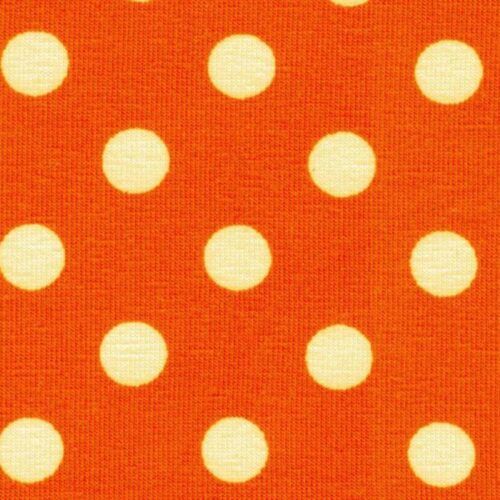 Jersey - orange med hvide prikker