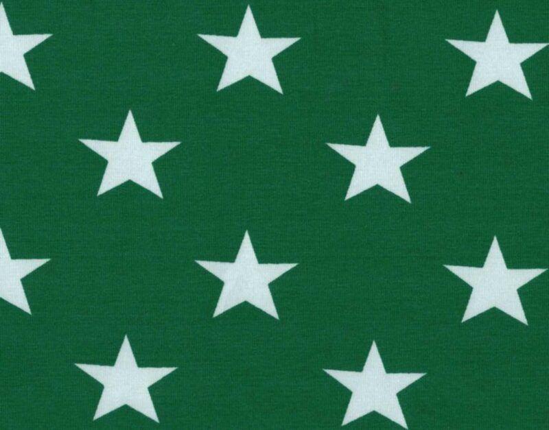 Jersey - grøn med hvide stjerner
