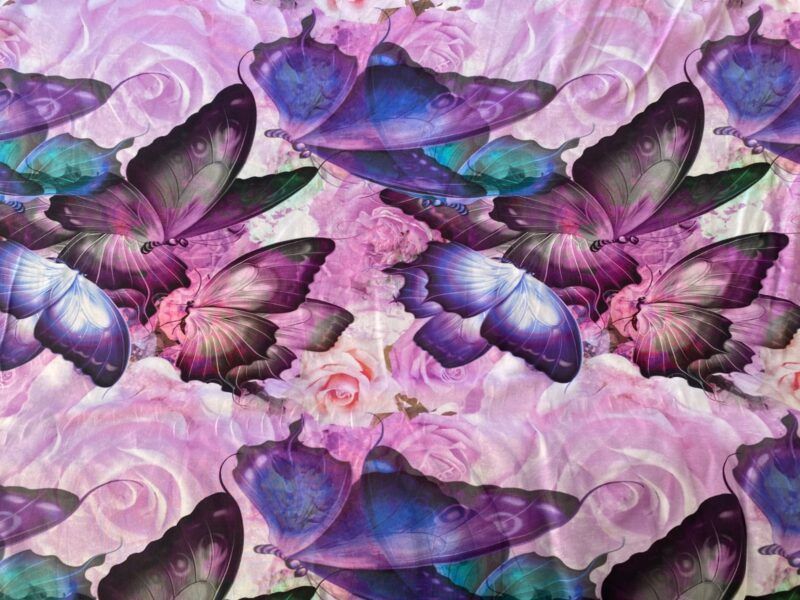 Jersey - lilla sommerfugle