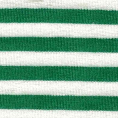 Jersey - striber grøn/hvid