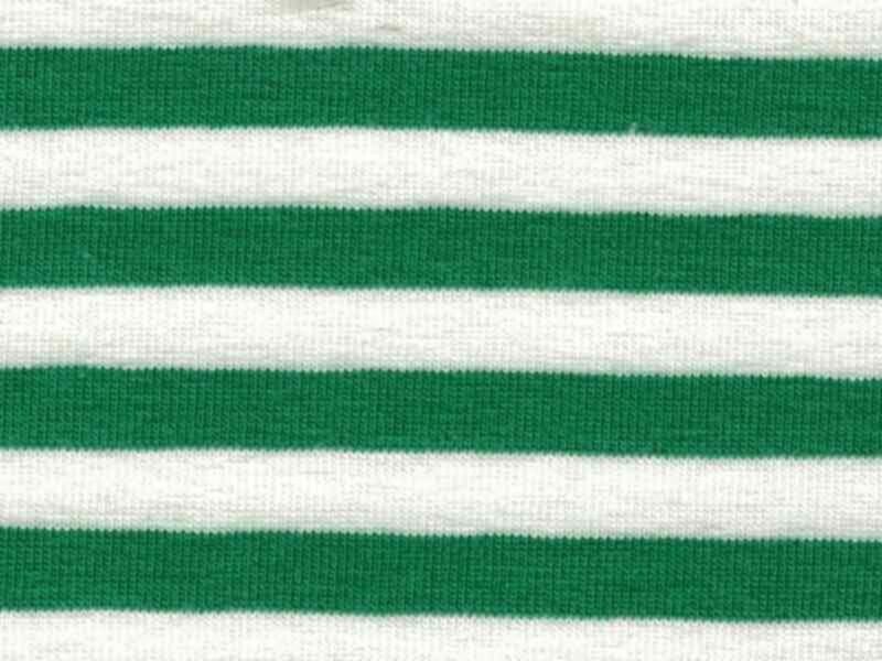 Jersey - striber grøn/hvid