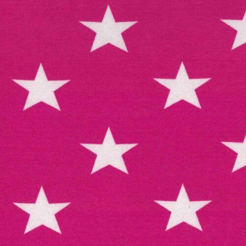 Jersey - pink med hvide stjerner