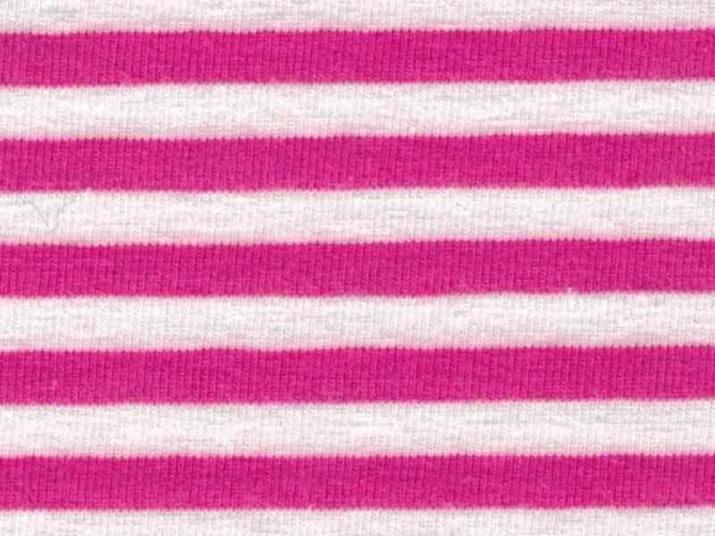 Jersey - striber pink/hvid